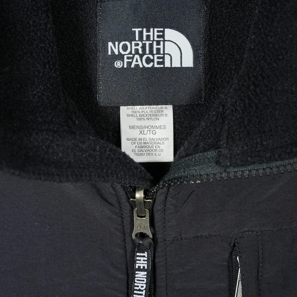 The North Face Denali Polartec Fleece Vest Men XL Black Full Zip Gorpcore Jacket